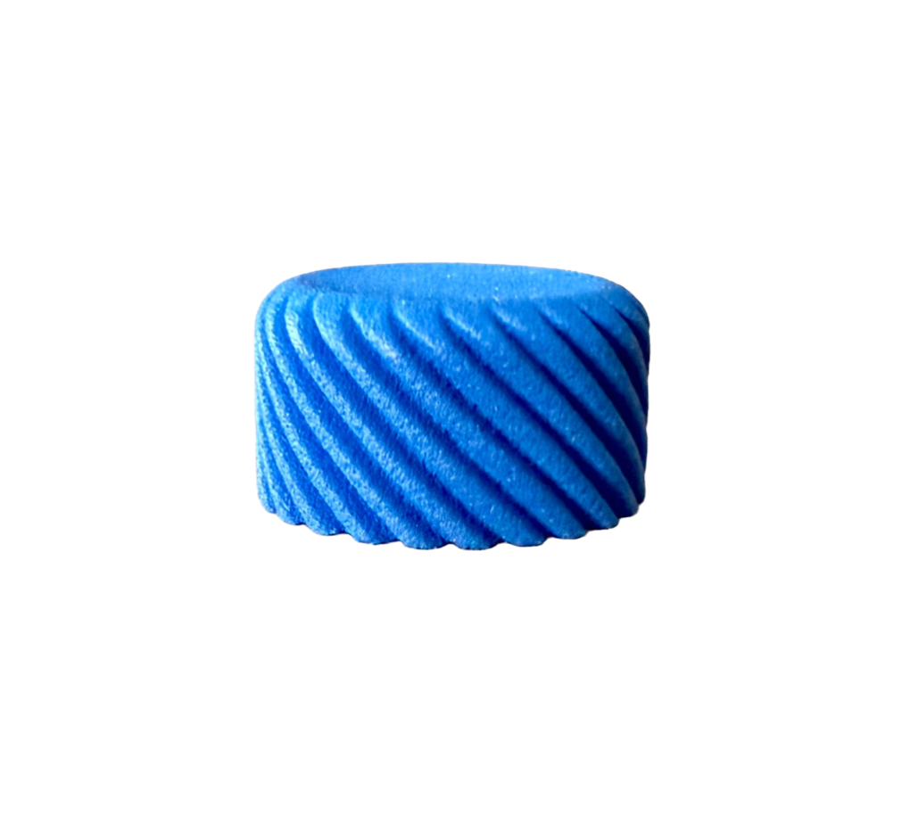 Blue Megalight Doublegrip Speed Poti Volume Knob - 6,35 mm (1/4 Inch) - Guitar Monkey