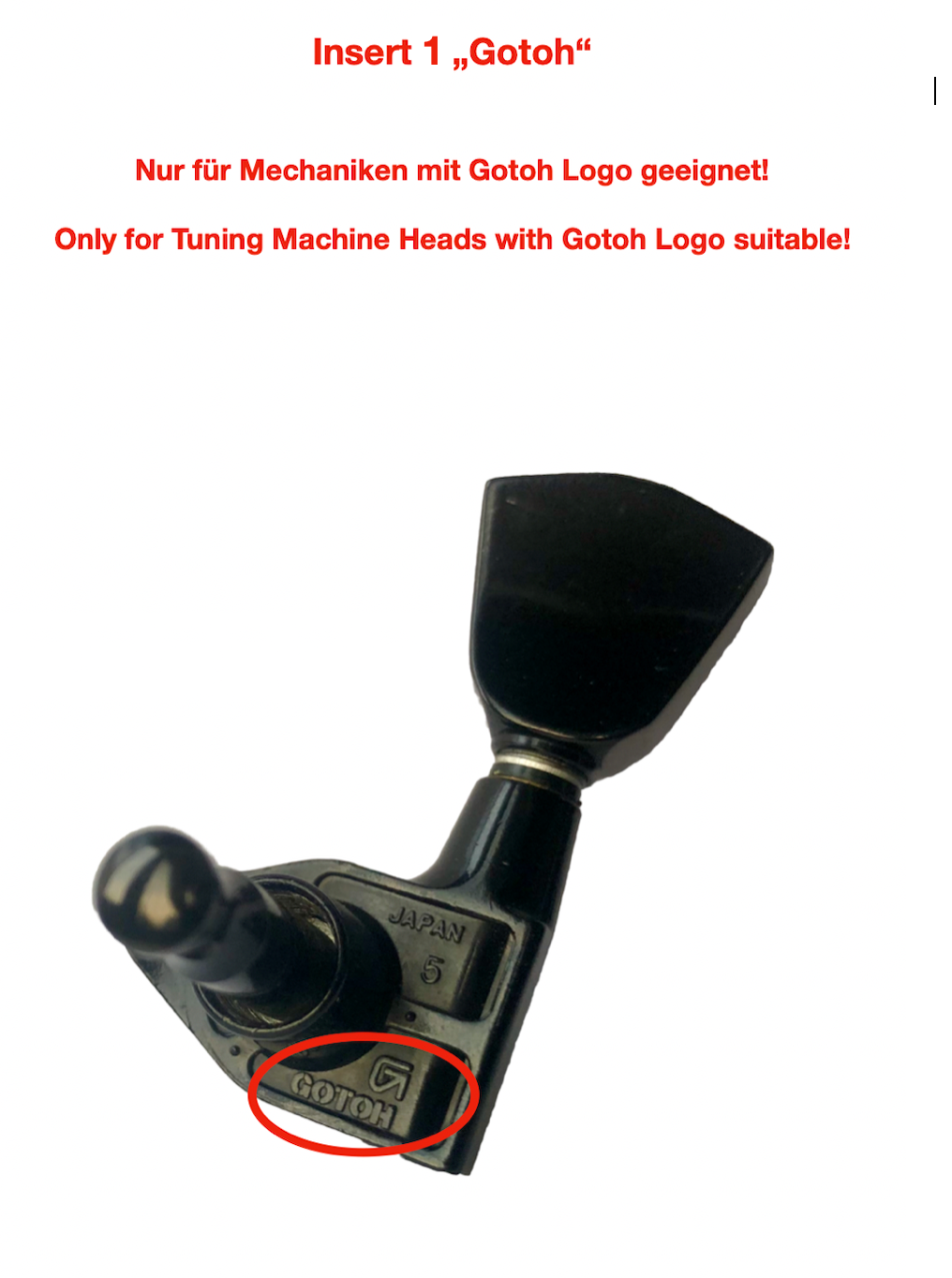 Big German Tamarindenholz Gitarren Mechanik Tuner Flügel / Knöpfe / Buttons - Guitar Monkey