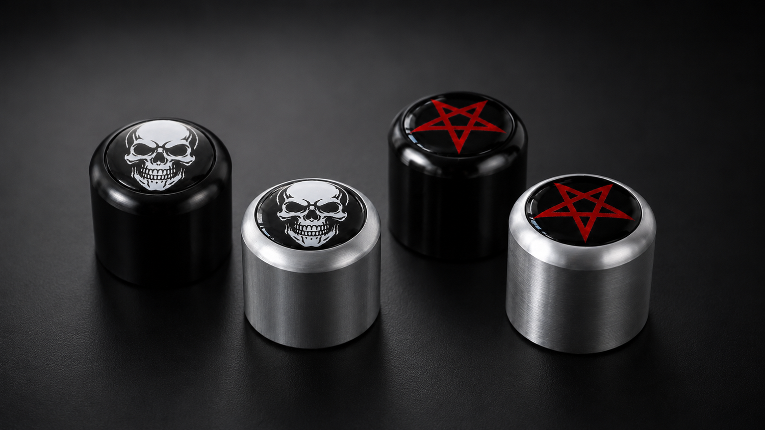 Dome Badge Volume Knobs Guitar Monkey