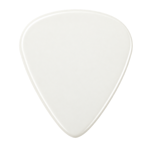 Beidseitig bedruckte Standard 351 Picks - Delrin - Weiß