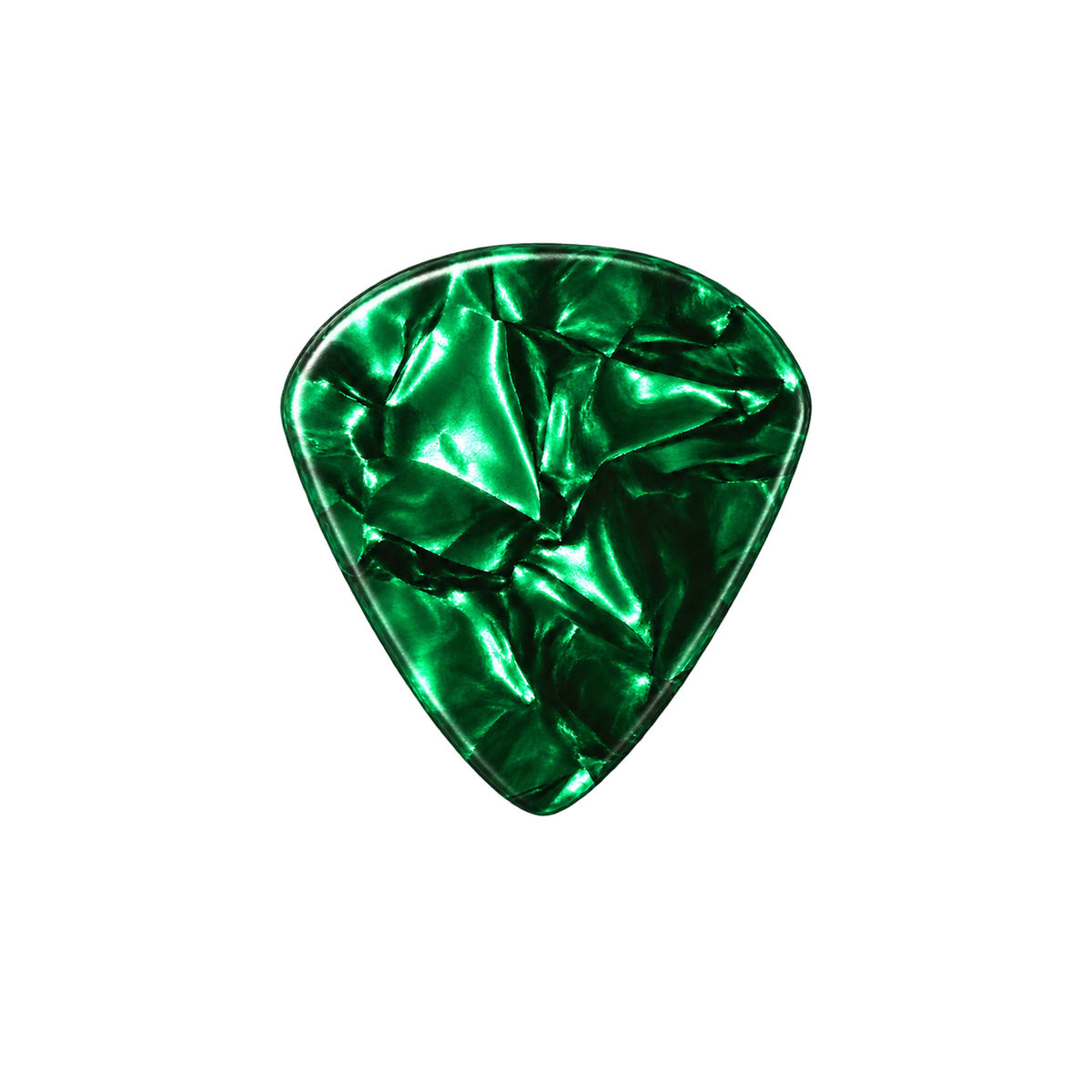 Beidseitig individuell bedruckte Jazz Picks - Celluloid - Pearl Green