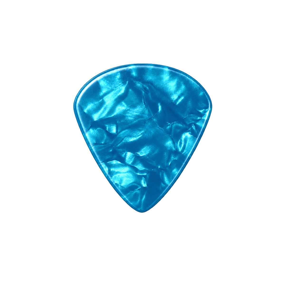 Beidseitig individuell bedruckte Jazz Picks - Celluloid - Pearl Light Blue 2