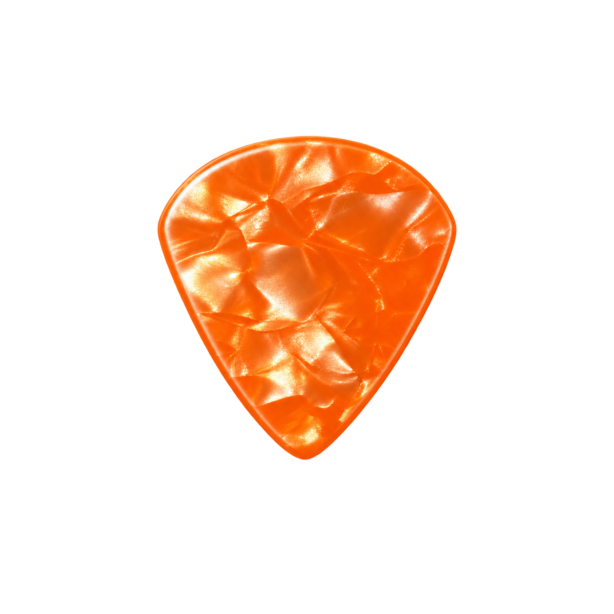 Beidseitig individuell bedruckte Jazz Picks - Celluloid - Pearl Orange 2