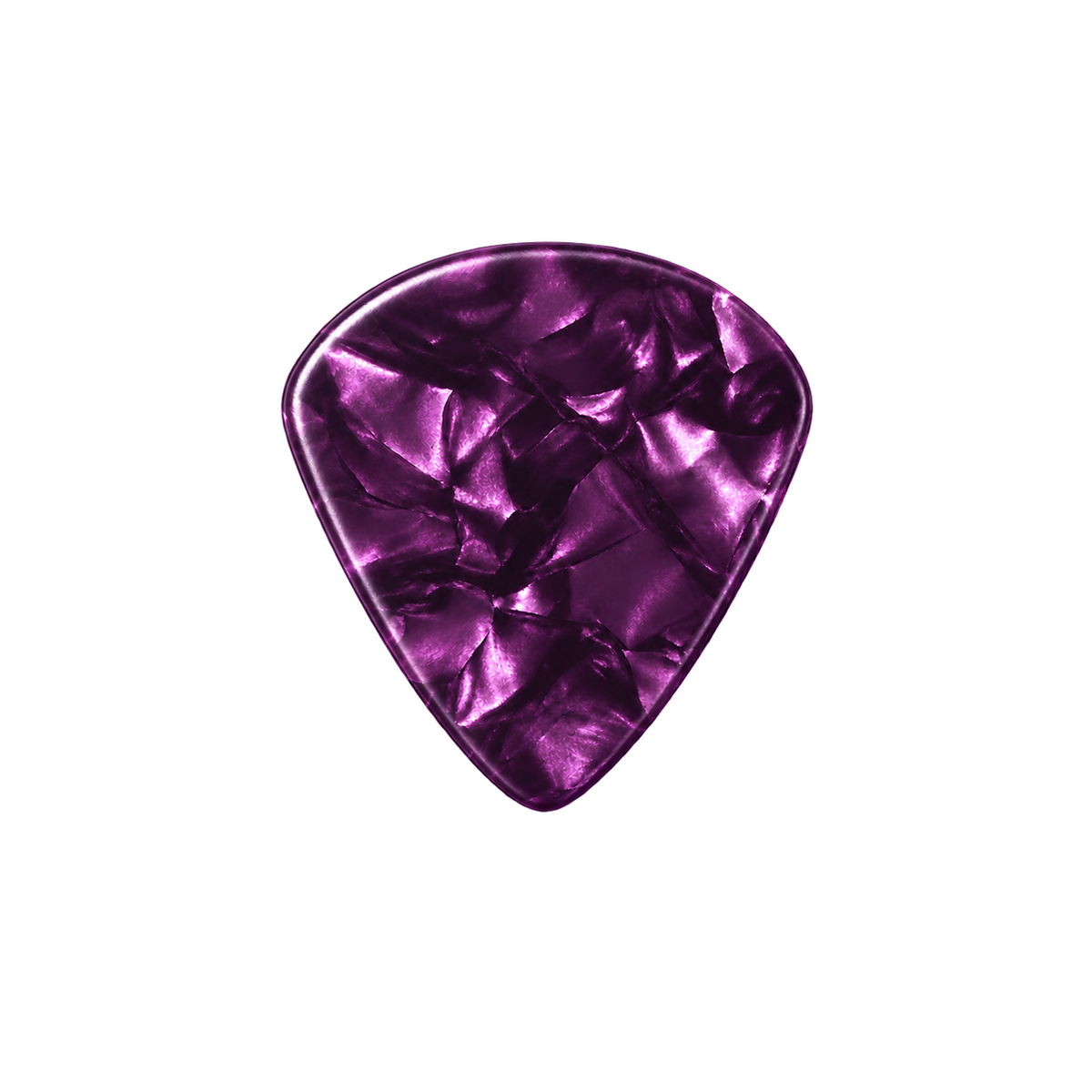 Beidseitig individuell bedruckte Jazz Picks - Celluloid - Pearl Violet 2