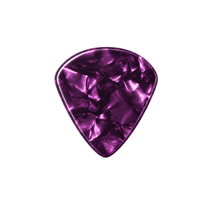 Beidseitig individuell bedruckte Jazz Picks - Celluloid - Pearl Violet 2