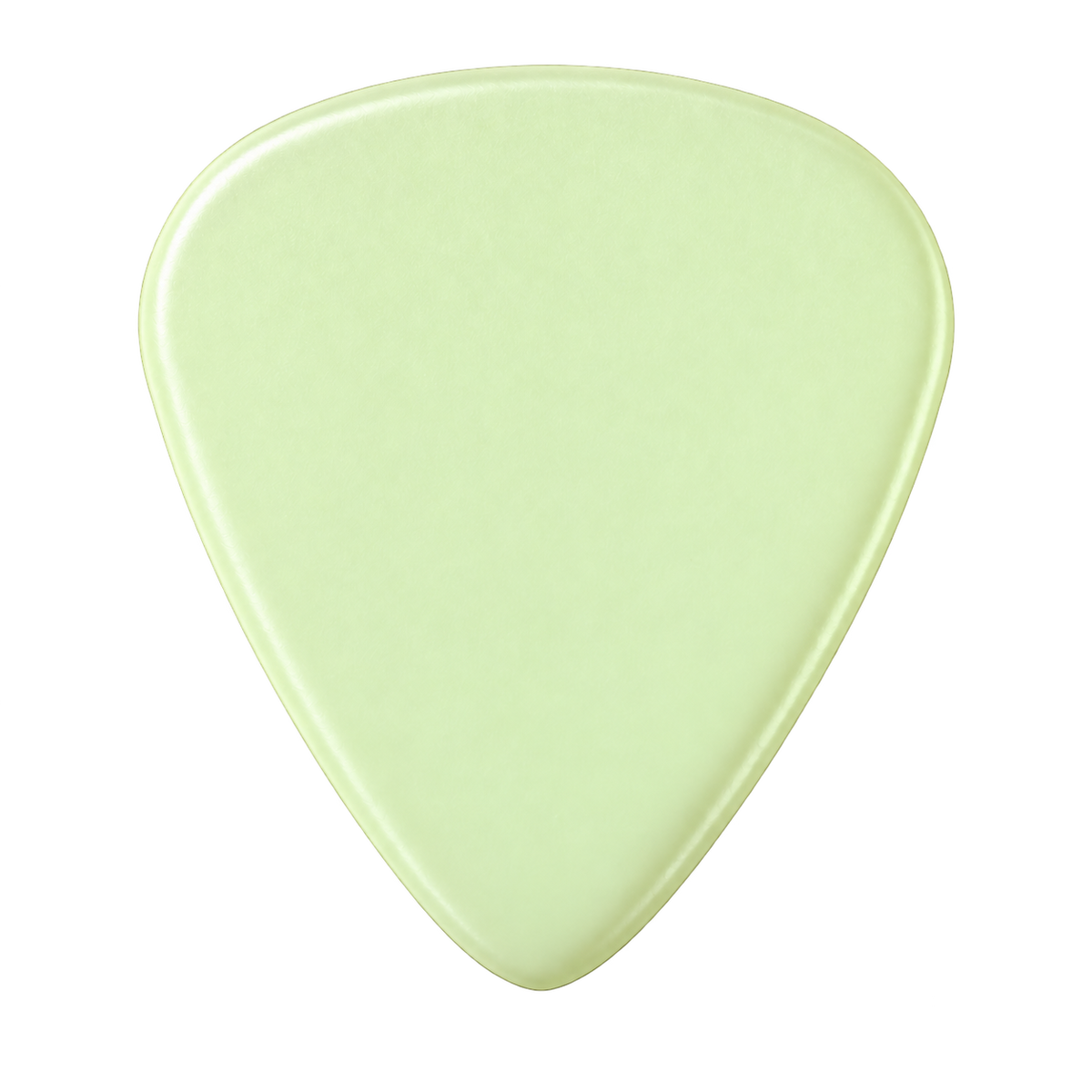 Beidseitig individuell bedruckte Standard 351 Picks - Celluloid - Glow in the dark