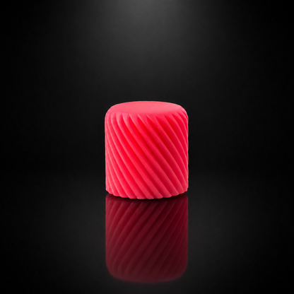 Megalight Swirl Poti Volume Knob - Neon Pink - Guitar Monkey