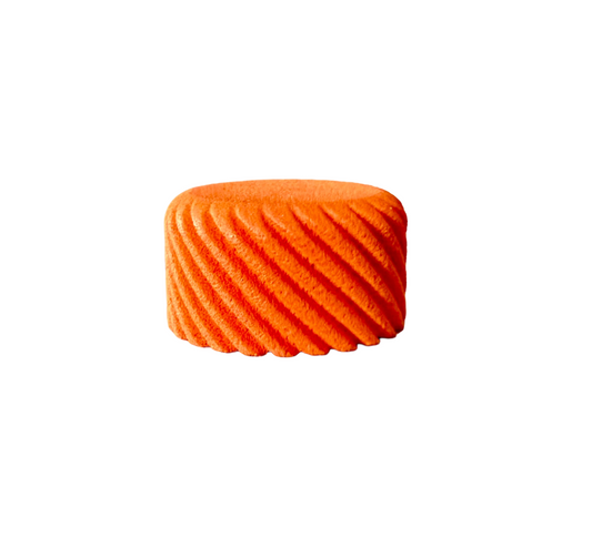 Orange Megalight Doublegrip Speed Poti Volume Knob - 6,35 mm (1/4 Inch) - Guitar Monkey