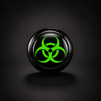 Guitar_Monkey_Badge_Volume_Knob_Black_Biohazard_2