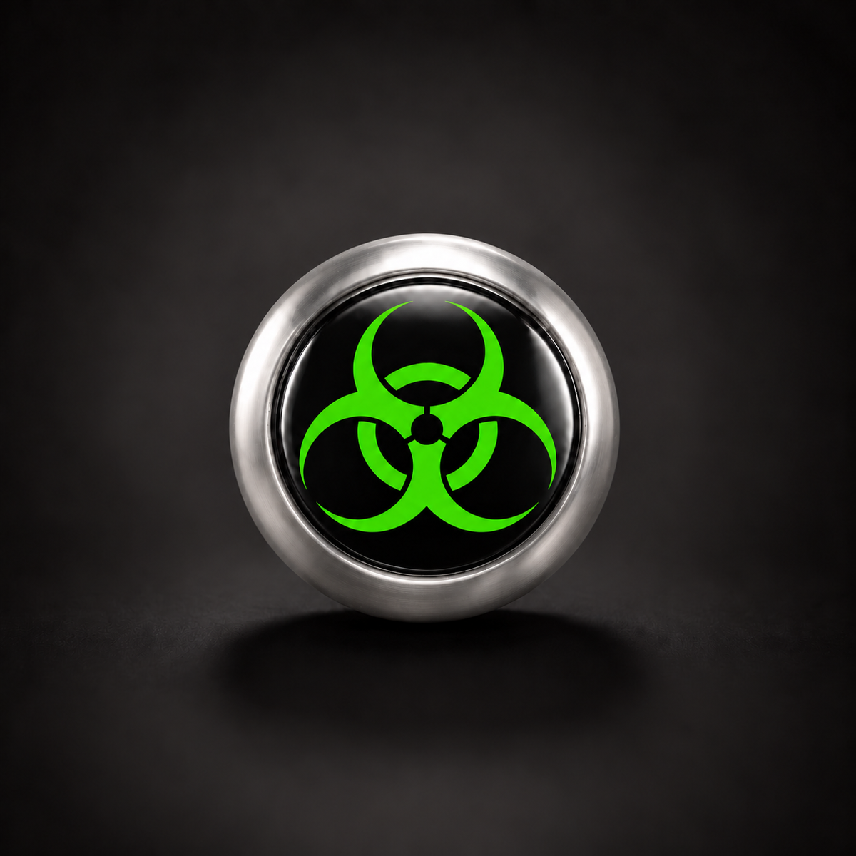 Guitar_Monkey_Badge_Volume_Knob_Silver_Biohazard_2