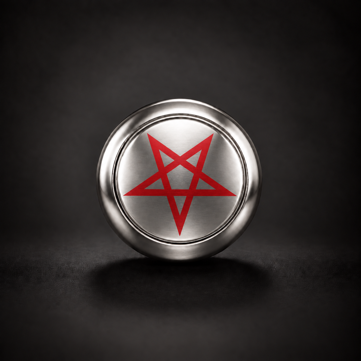 Custom Shop - Badge Volume Poti Knobs - Satin Silver Aluminium