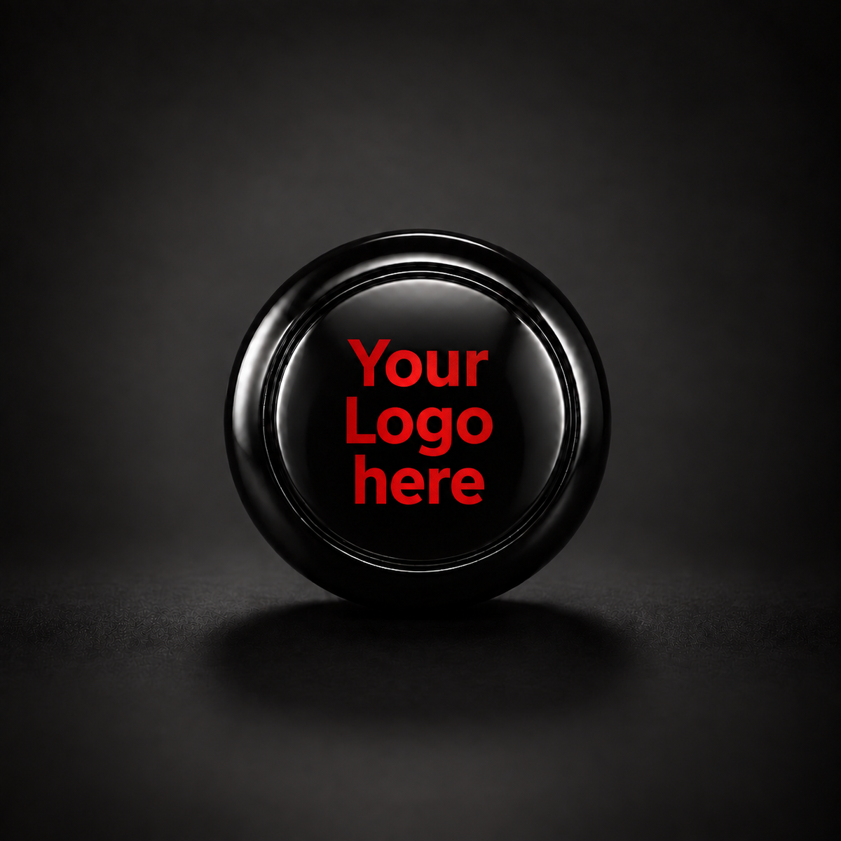 Custom Shop - Badge Volume Poti Knobs - Black Aluminium