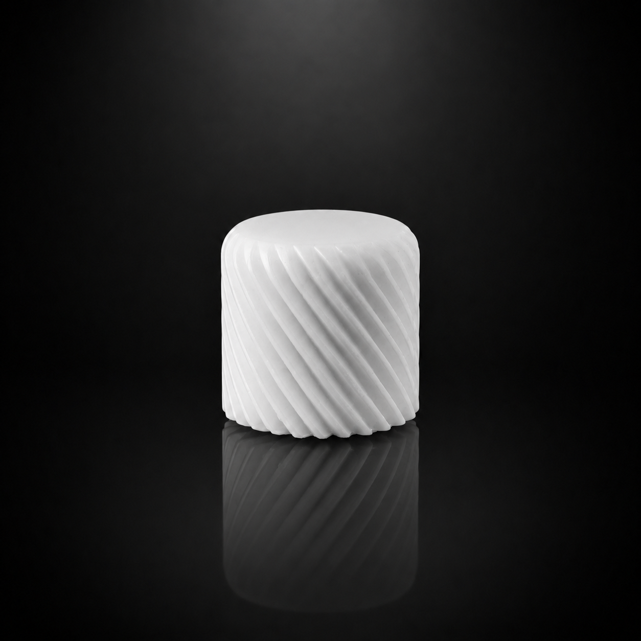 Megalight Swirl Poti Volume Knob - Weiß ..