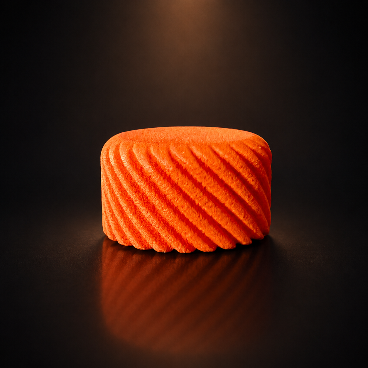Orange Megalight Doublegrip Speed Poti Volume Knob - 6,0 mm