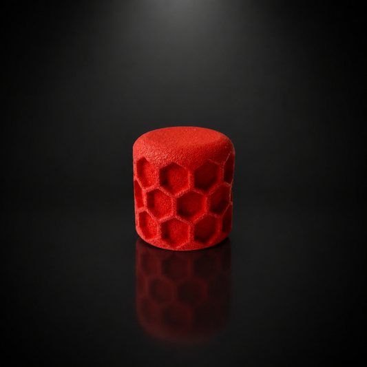 Red Megalight Doublegrip Honeycomb Poti Volume Knob - 6,0 mm