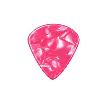 Beidseitig individuell bedruckte Jazz Picks - Celluloid - Pearl Pink