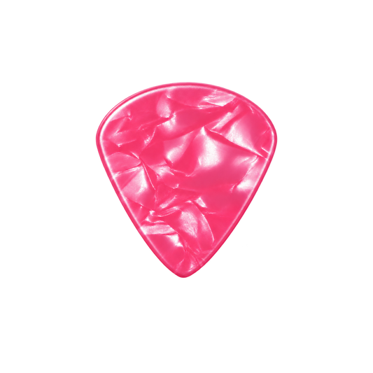 Beidseitig individuell bedruckte Jazz Picks - Celluloid - Pearl Pink