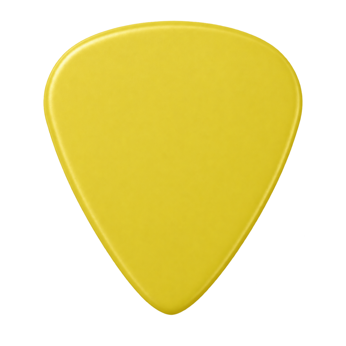 Beidseitig individuell bedruckte Standard 351 Picks - Delrin - Gelb
