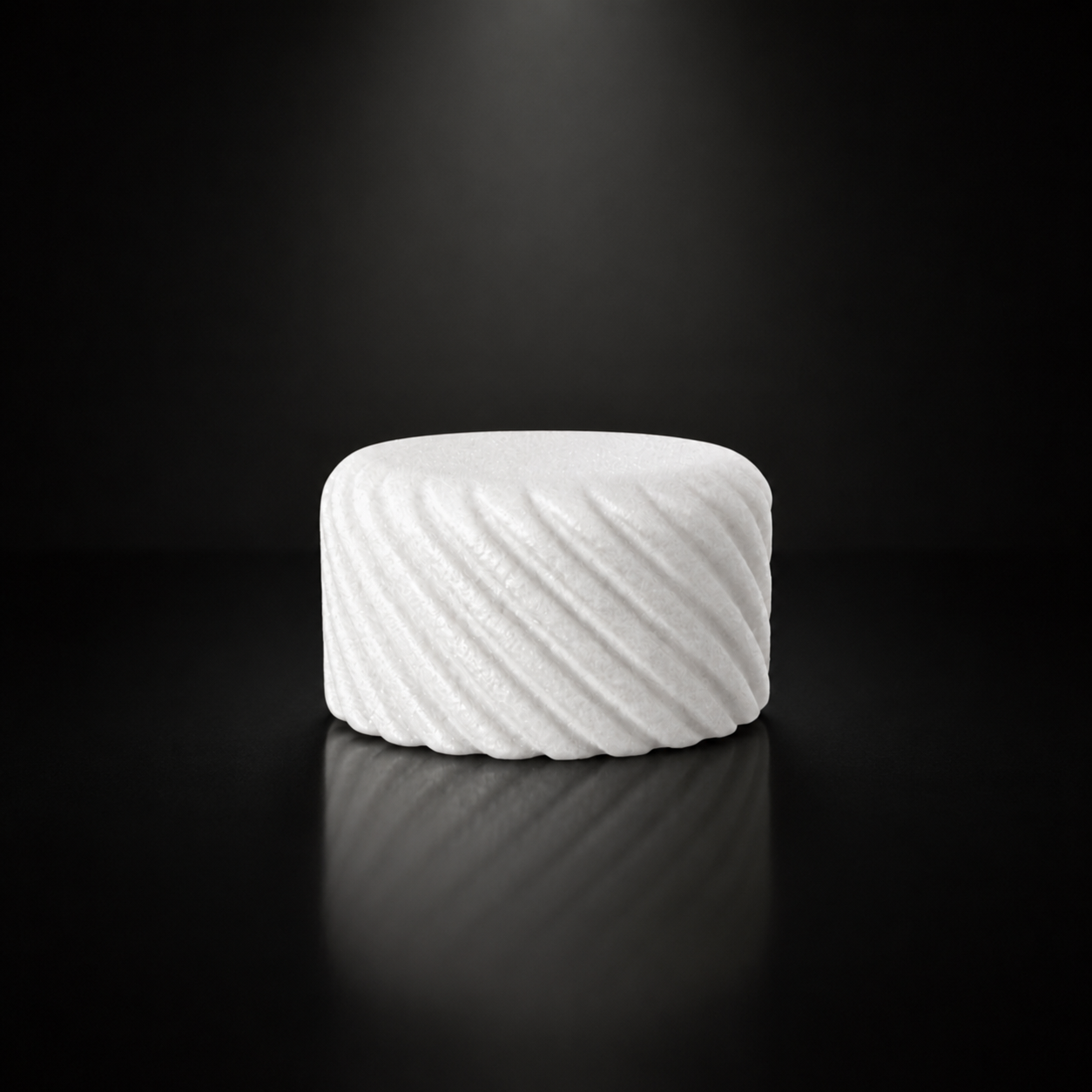 White Megalight Doublegrip Speed Poti Volume Knob - 6,0 mm
