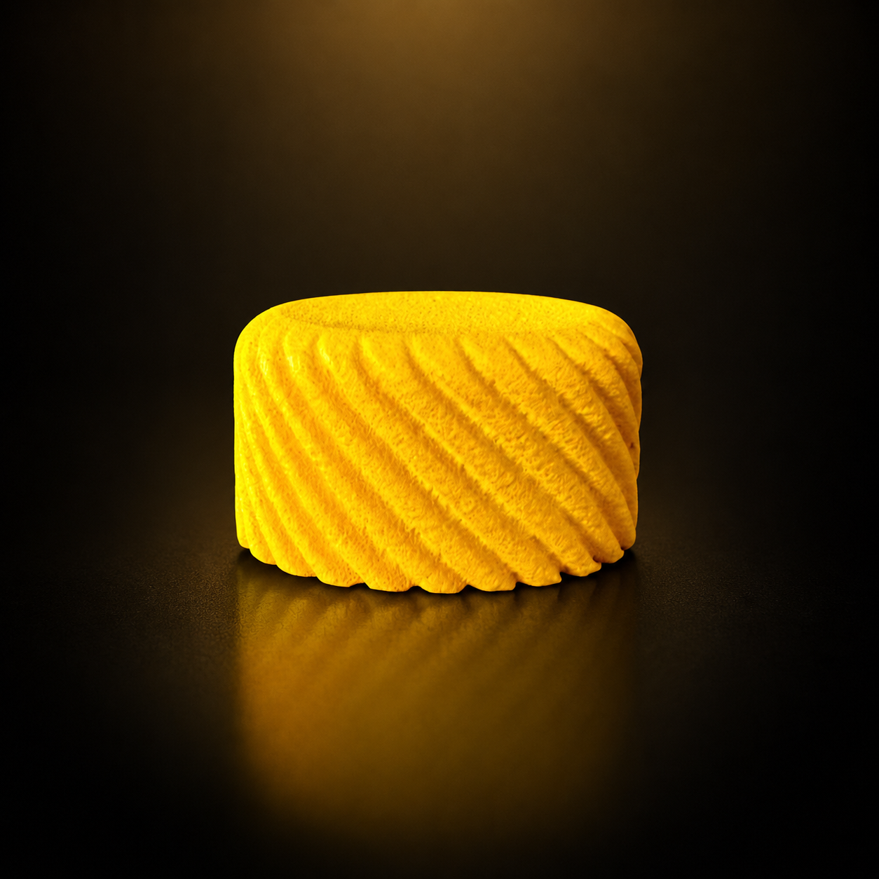 Yellow Megalight Doublegrip Speed Poti Volume Knob - 6,0 mm
